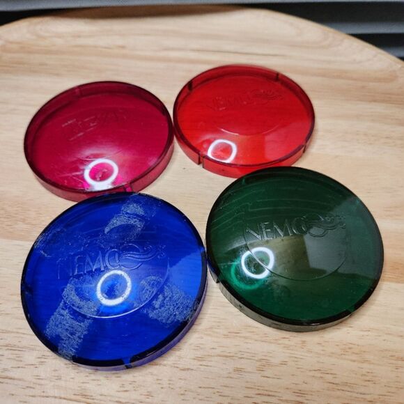 Underwater Pool & Spa Light Lens Covers – 4-Pack Assorted Colors - Picture 2 of 4